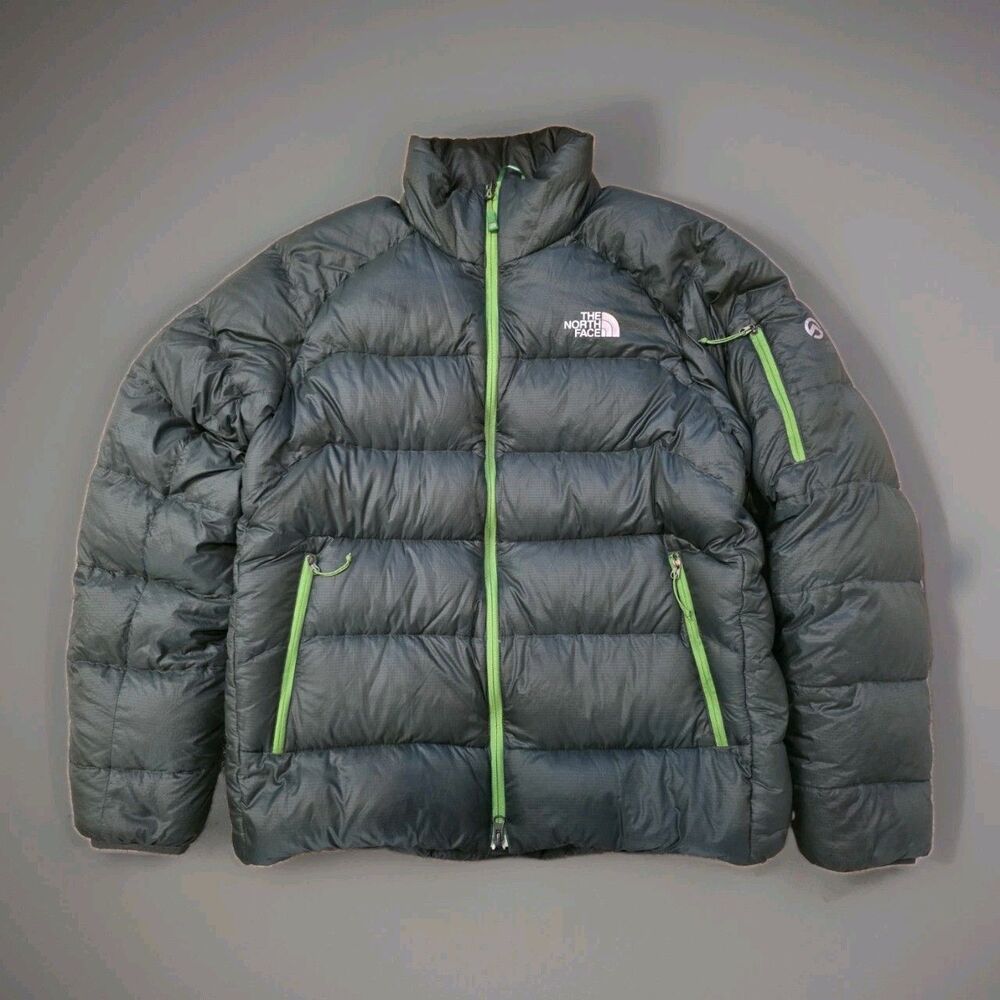 The North Face 700 Down Jacket Men Size Large Summit Series Green Goose Winter